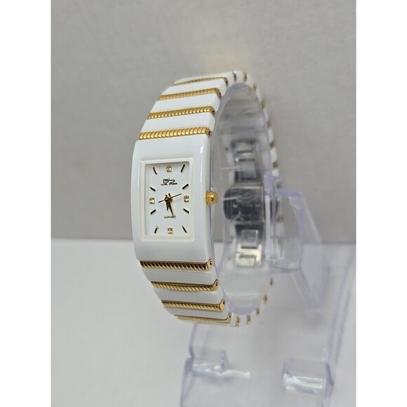 Daniel Steiger Cobra Blanco White Gold Ceramic Sapphire Womens Watch New Battery